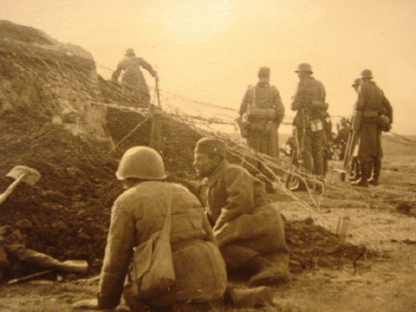 Советские пленные. Крым, 1942