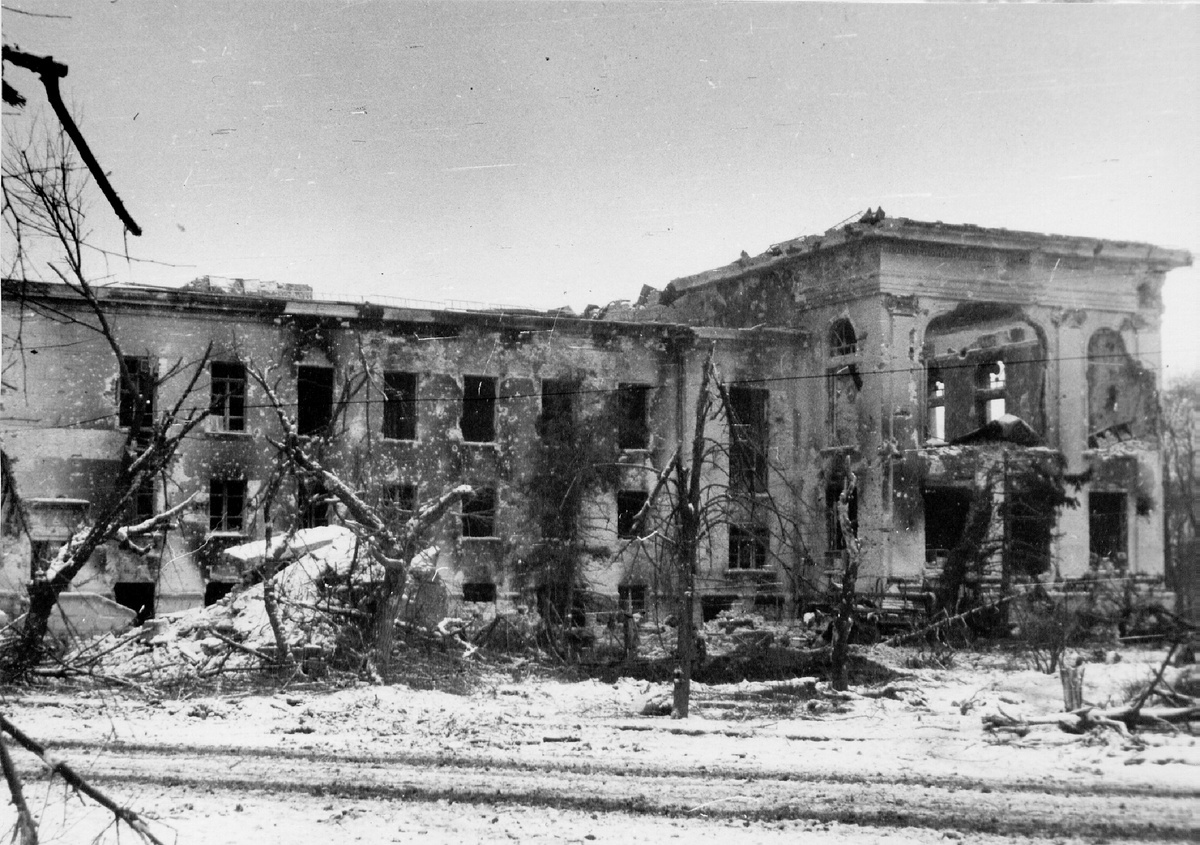 Дом в Грозном. Январь 1995 г.